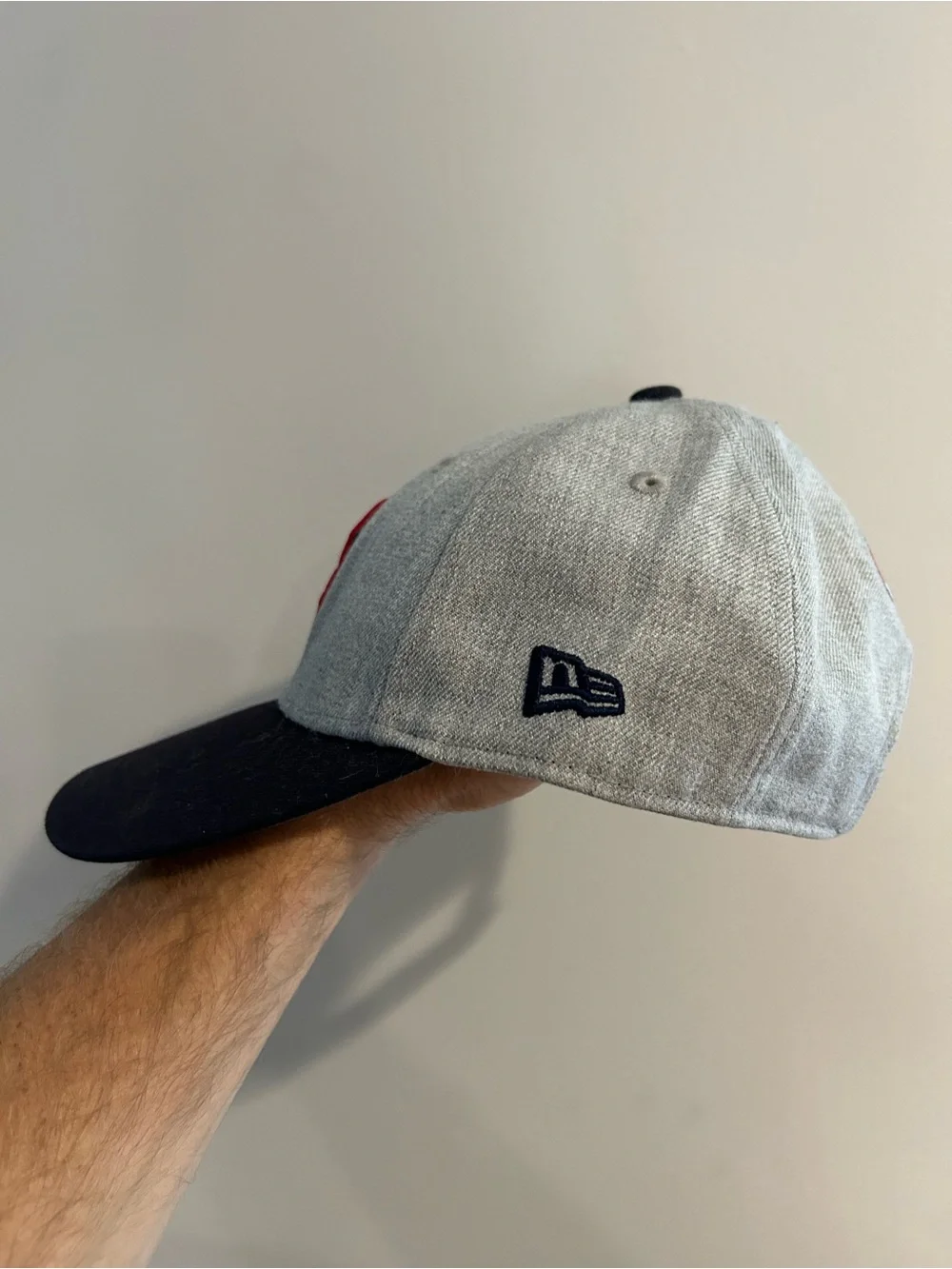 New Era 9Forty Boston Red Sox MLB Baseball Hat Cap Gray Black Adjustable Strap